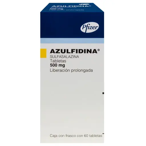 [SULFASALAZINA] AZULFIDINA 500MG TABLETAS CON 60