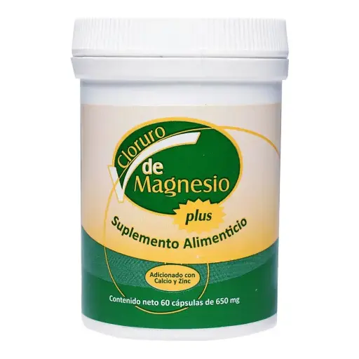 [CARBONATO DE CALCIO,CLORURO DE MAGNESIO,OXIDO DE ZINC] MAGNA-VIDA PLUS CAPSULAS CON 60