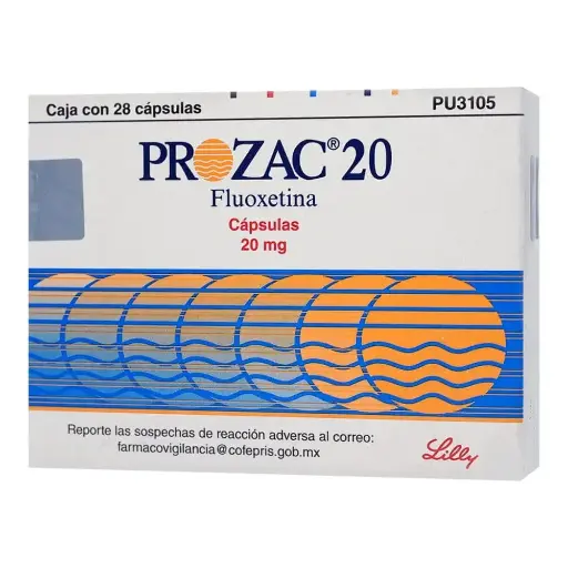 [FLUOXETINA] PROZAC 20MG CAPSULAS CON 28