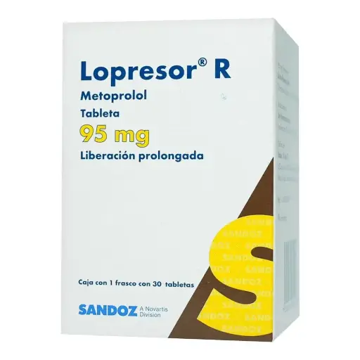 [METOPROLOL] LOPRESOR R 95MG TABLETAS C/30