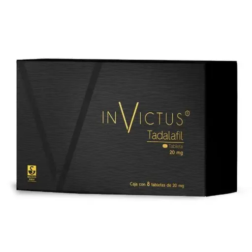 [TADALAFIL] INVICTUS 20MG TABLETAS CON 8