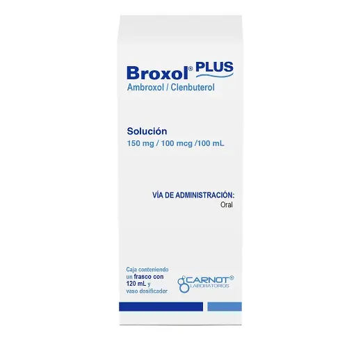 [AMBROXOL,CLENBUTEROL] BROXOL PLUS 150/100MG SOLUCION 120ML