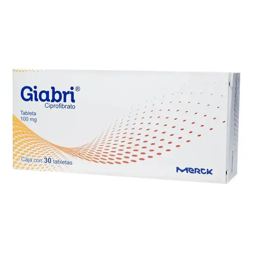 [CIPROFIBRATO] GIABRI 100MG TABLETAS CON 30