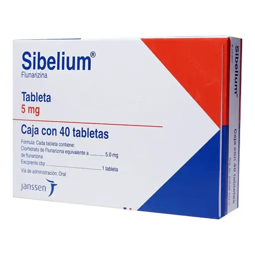 [FLUNARIZINA] SIBELIUM 5MG TABLETAS CON 40