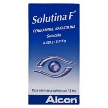[NAFAZOLINA,FENIRAMINA] SOLUTINA-F SOLUCION OFTALMICAS 3.00/0.16MG 15ML