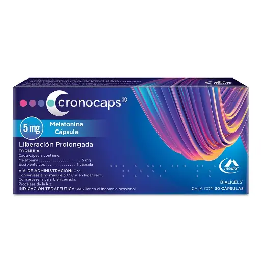 [MELATONINA] CRONOCAPS 5MG CAPSULAS CON 30