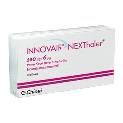 [BECLOMETASONA,FORMOTEROL] INNOVAIR NEXTHALER 100/6MCG POLVO DOSIS C/120