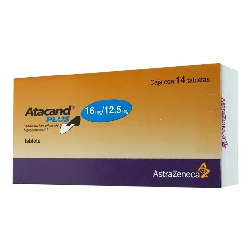 [HIDROCLOROTIAZIDA,CANDESARTAN CILEXETILO] ATACAND PLUS 16/12.5MG TABLETAS CON 14
