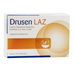 [VITAMINA C,ZINC,LUTEINA,ZEAXANTINA,VITAMINA E,COBRE] DRUSEN LAZ SUPL ALIM COMPRIMIDOS C/30