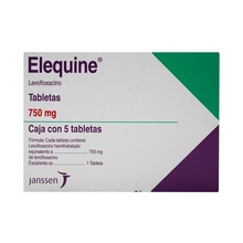 [LEVOFLOXACINO] ELEQUINE 750MG TABLETAS C/5