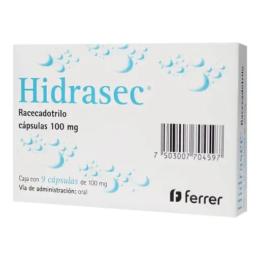 [RACECADOTRILO] HIDRASEC 100MG CAPSULAS CON 9