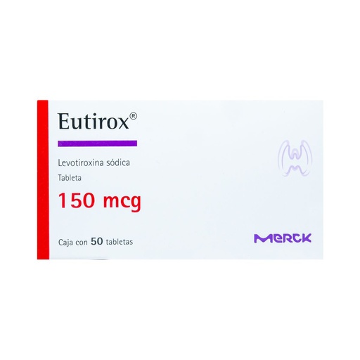 [LEVOTIROXINA] EUTIROX 150MCG TABLETAS CON 50
