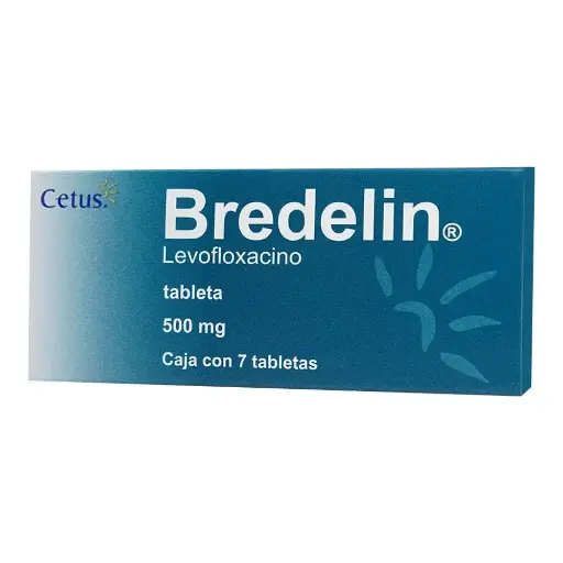 [LEVOFLOXACINO] BREDELIN 500MG TABLETAS CON 7