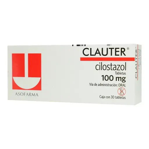 [CILOSTAZOL] CLAUTER 100MG TABLETAS CON 30