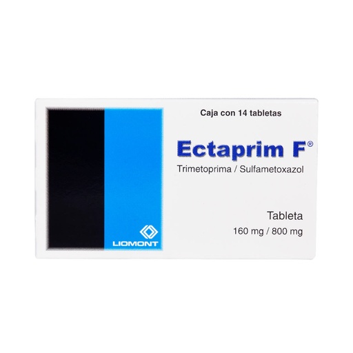 [SULFAMETOXAZOL,TRIMETOPRIMA] ECTAPRIM F 160/800MG TABLETAS CON 14