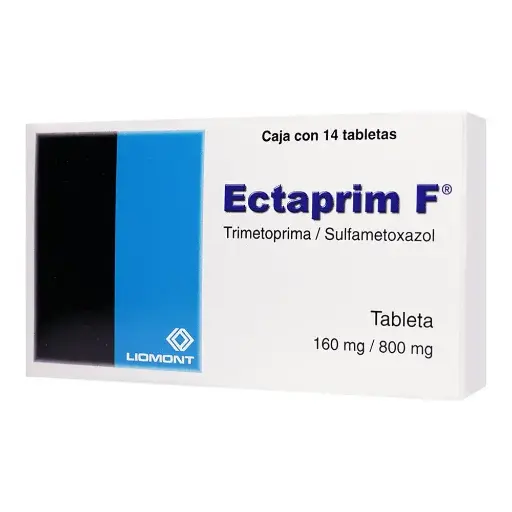 [SULFAMETOXAZOL,TRIMETOPRIMA] ECTAPRIM F 160/800MG TABLETAS CON 14