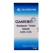 [TIMOLOL,BIMATOPROST] GANFORTI 0.03/0.5% SOLUCION GOTAS 3ML