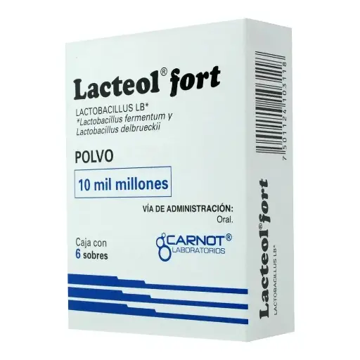 [LACTOBACILLUS] LACTEOL FTE SOBRES POLVO CON 6