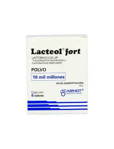 [LACTOBACILLUS] LACTEOL FTE SOBRES POLVO CON 6