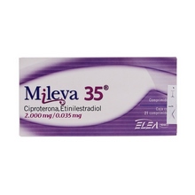 [CIPROTERONA,ETINILESTRADIOL] MILEVA-35 2.0/0.0035MG COMPRIMIDOS C/21