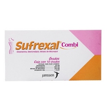 [METRONIDAZOL,KETANSERINA,MICONAZOL] SUFREXAL COMBI 36/500/100MG OVULOS C/10