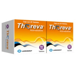 [ATORVASTATINA] THOREVA 40MG TABLETAS C/28 DUAL