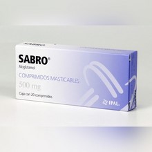 [ALOGLUTAMOL] SABRO 0.5G COMPRIMIDOS MASTICABLES C/20