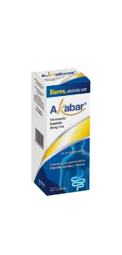 [NIFUROXAZIDA] AKABAR 220MG SUSPENSION 90ML