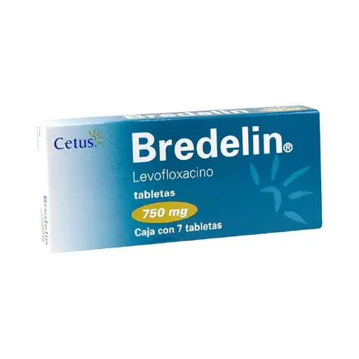 [LEVOFLOXACINO] BREDELIN 750MG TABLETAS CON 7