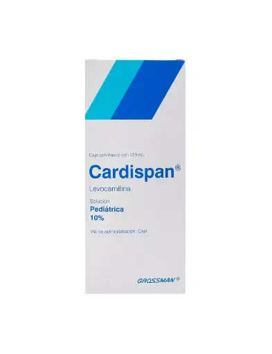 [LEVOCARNITINA] CARDISPAN 10% SOLUCION PEDIATRICO 120ML