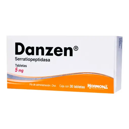 [SERRATIOPEPTIDASA] DANZEN 5MG TABLETAS CON 30