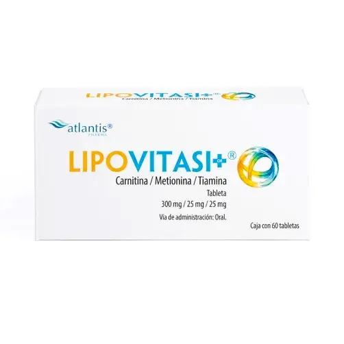 [METIONINA,CARNITINA,TIAMINA] LIPOVITASI-OR 300/25/25MG TABLETAS CON 60