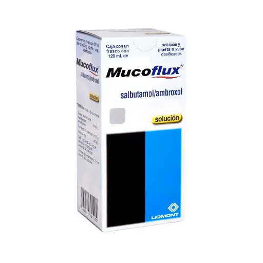 [SALBUTAMOL,AMBROXOL] MUCOFLUX 0.04/0.150G SOLUCION 120ML