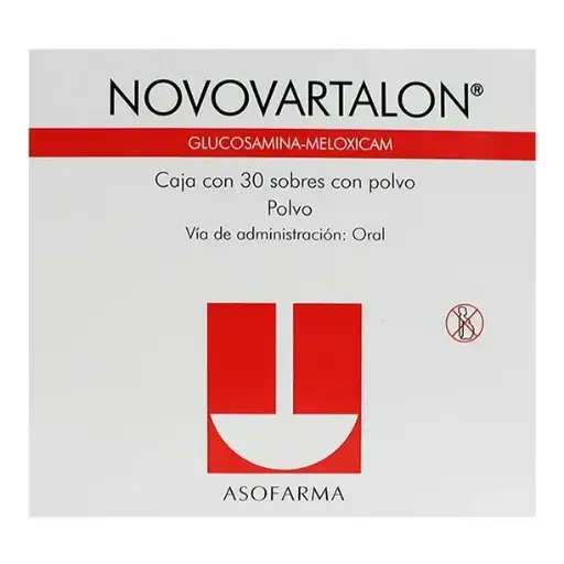 [MELOXICAM,GLUCOSAMINA] NOVOVARTALON SOBRES CON 30