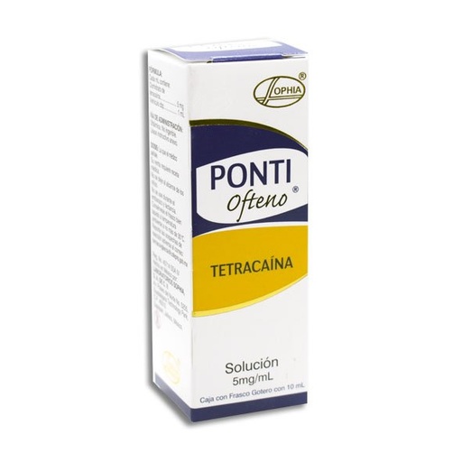 [CLORHIDRATO DE TETRACAINA] PONTI GOTAS OFTALMICAS 10 ML