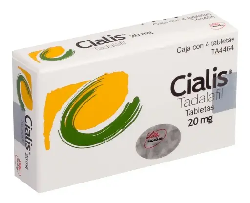 [TADALAFIL] CIALIS 20MG TABLETAS CON 4