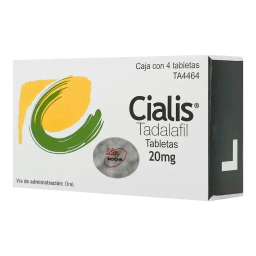 [TADALAFIL] CIALIS 20MG TABLETAS CON 4