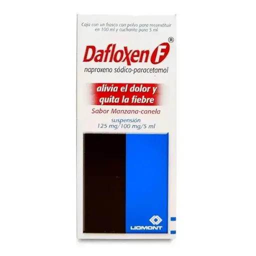 [PARACETAMOL,NAPROXENO] DAFLOXEN F 2.5/2 G SUSPENSION 100ML