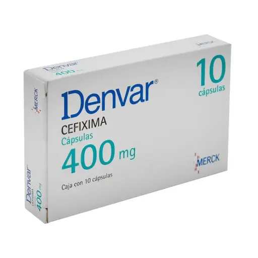 [CEFIXIMA] DENVAR 400MG CAPSULAS CON 10