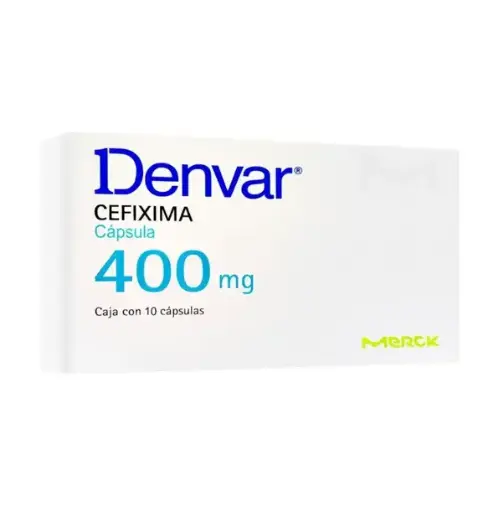 [CEFIXIMA] DENVAR 400MG CAPSULAS CON 10