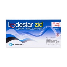 [HIDROCLOROTIAZIDA,LOSARTAN] LODESTAR ZID 100/25MG TABLETAS C/30
