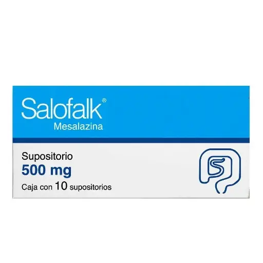 [MESALAZINA] SALOFALK 500MG SUPOS CON 10