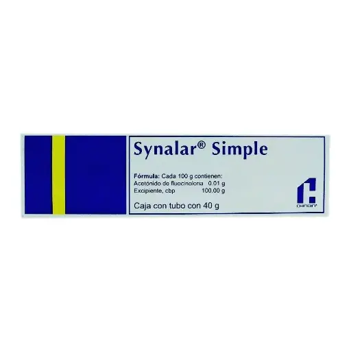 [FLUOCINOLONA] SYNALAR SIMPLE 0.01% CREMA 40G