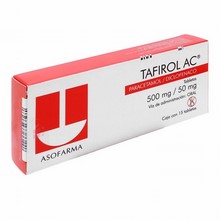 [PARACETAMOL,DICLOFENACO] TAFIROL-AC 500/50MG TABLETAS C/15