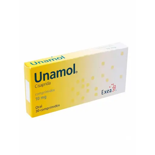 [CISAPRIDA] UNAMOL COMP 10MG CON 30