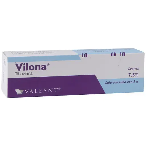 [RIBAVIRINA] VILONA 7.5% CREMA TUBO 5G