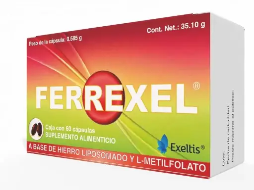 [SUPLEMENTO ALIMENTICIO] FERREXEL CAPSULAS CON 60