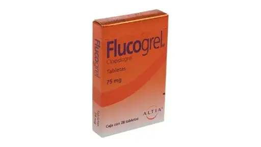 [CLOPIDOGREL] FLUCOGREL 75MG TABLETAS CON 28