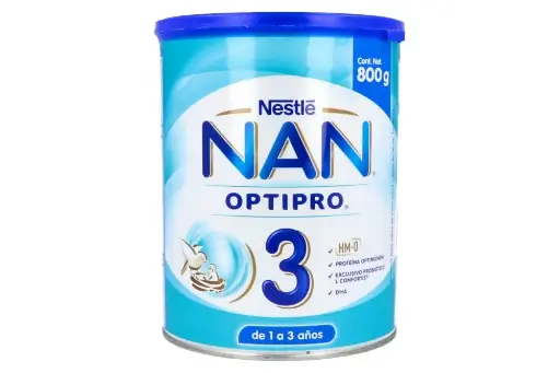 [FORMULAS PARA BEBES] LECHE NAN 3 OPTIPRO 800G