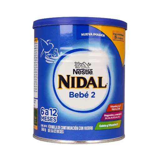 [FORMULAS PARA BEBES] LECHE NIDAL 2 POLVO 350G